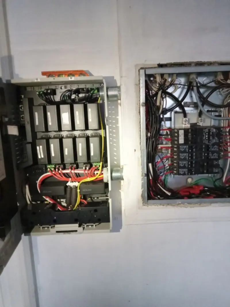 Electrical panel upgrade completed for Indoor Lighting Installation in Woodlake
